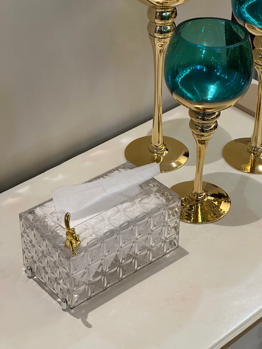 Crystal tissue box