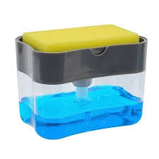 2 in 1 Soap Dispenser pump & Sponge Holder