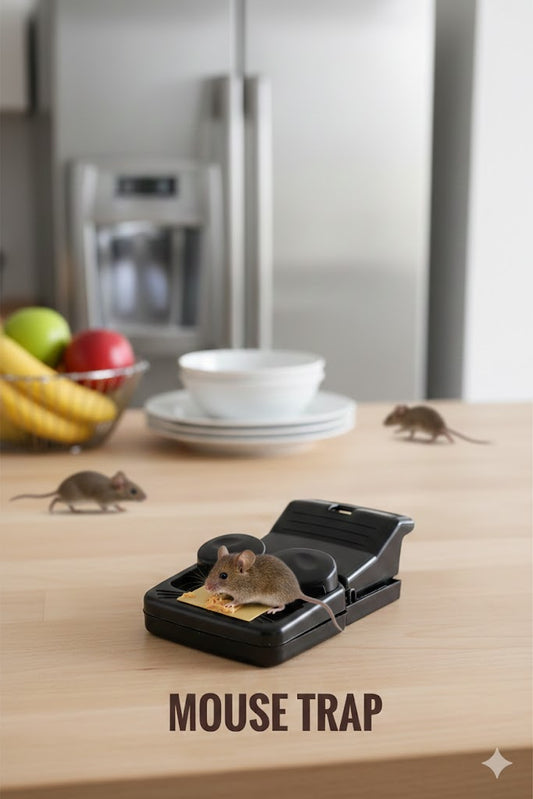 Mouse trap(pack of 1) + Rat Glue Sheet (pack of 4)