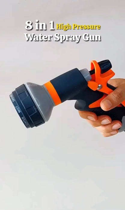 8 in 1 Pressure Water Spray Gun (HS-02)