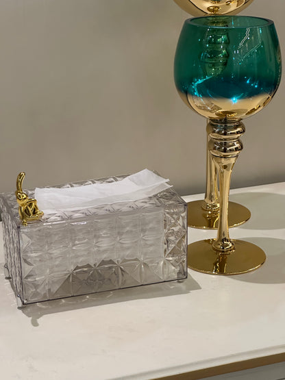 Crystal tissue box