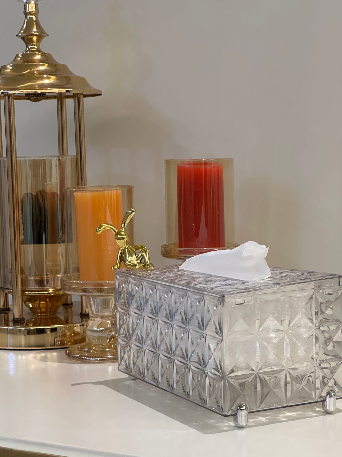 Crystal tissue box
