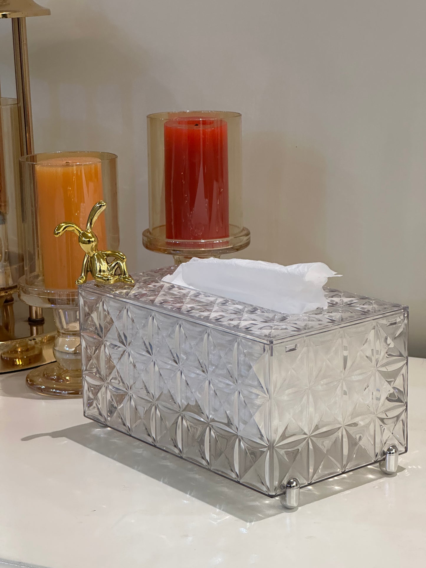 Crystal tissue box