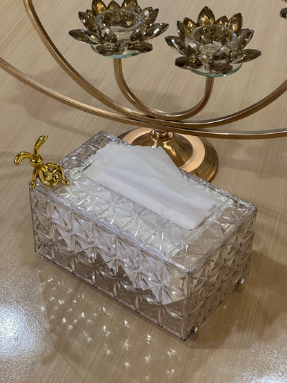 Crystal tissue box