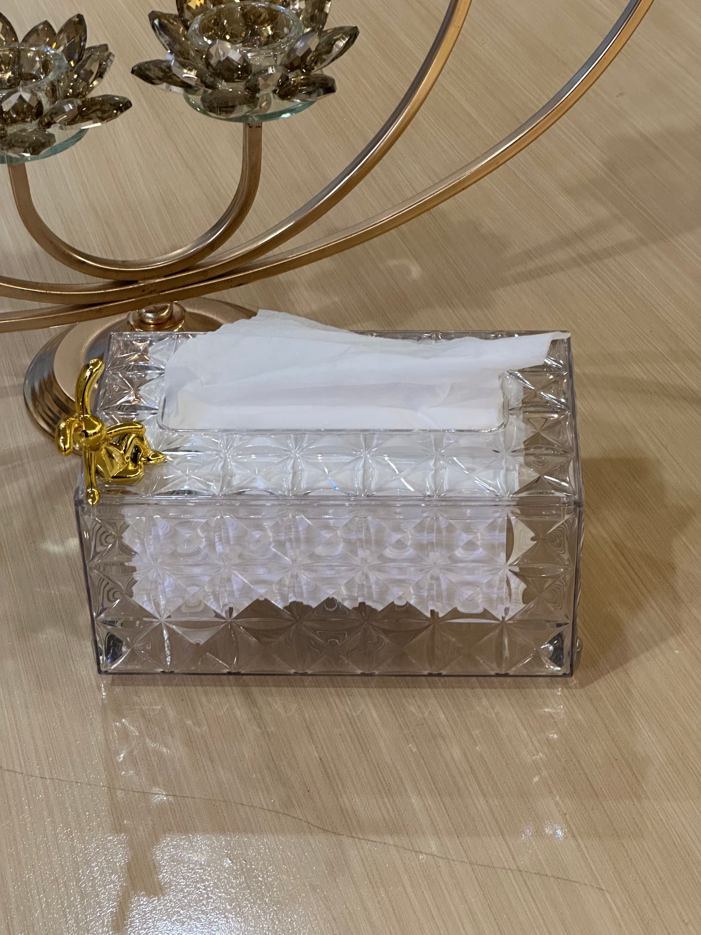 Crystal tissue box