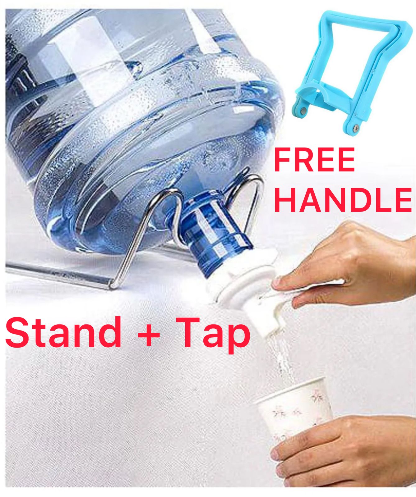 Water Stand and Tap with Handle (without bottle)